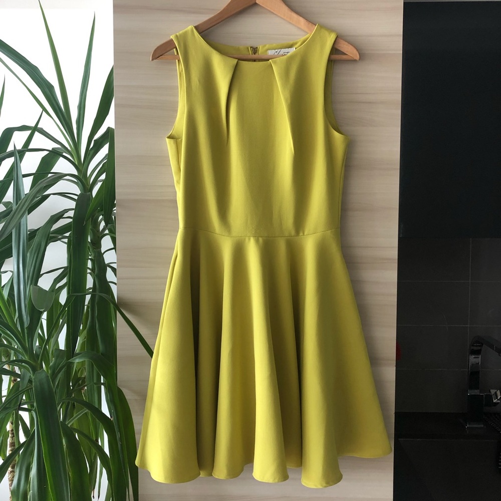 LIME GREEN DRESS